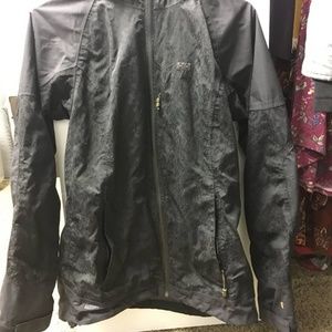 Black Patterned Helly Hansen Raincoat